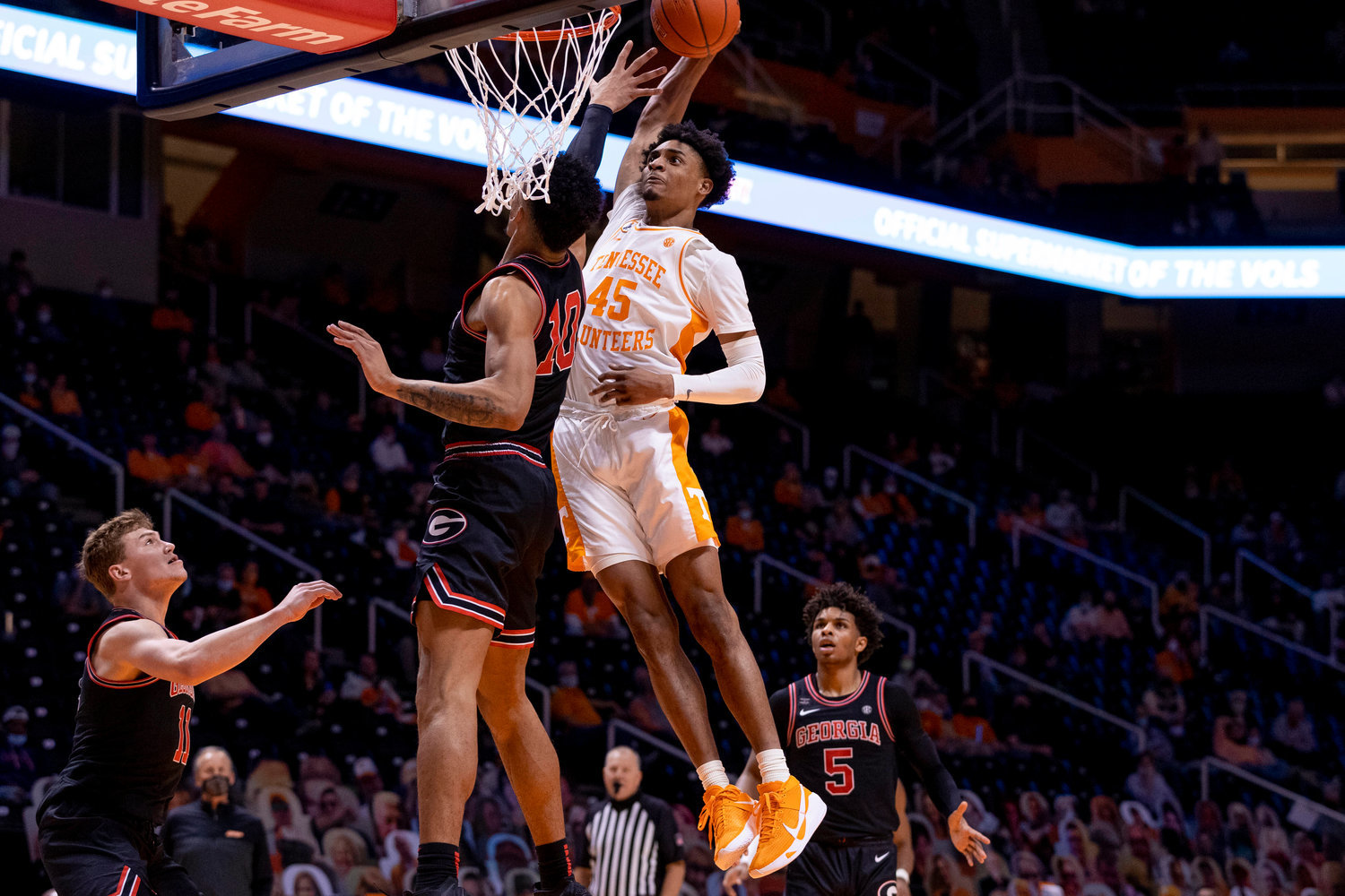 Keon Johnson departed the University of Tennessee after his freshman season and was drafted 21st overall in the 2021 NBA Draft.