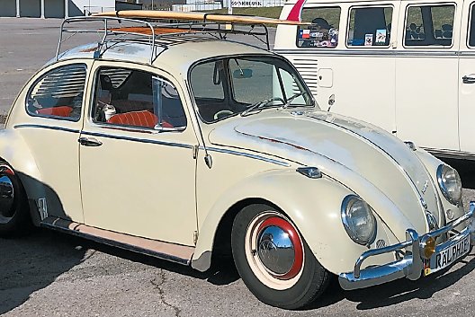 This “Beetle” is ready for a day at the beach.