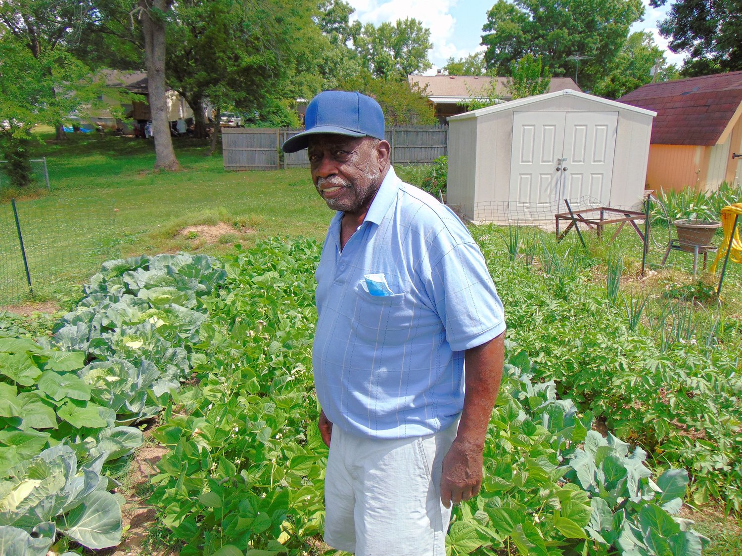 Ed Castleman is still gardening and a long-time Shelbyville resident and County Commissioner.