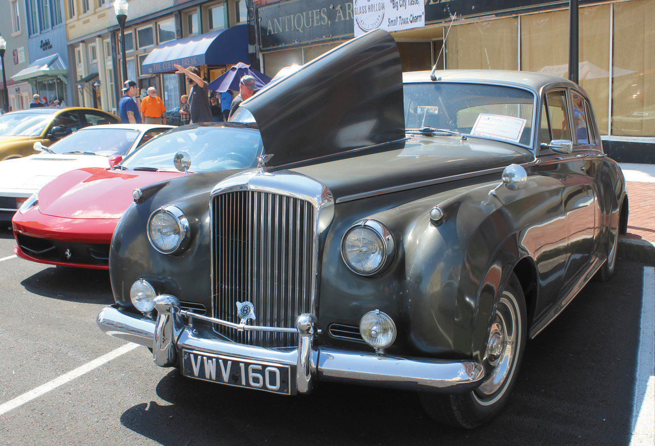 Adding a touch of elegance was this 1960 Bentley.
