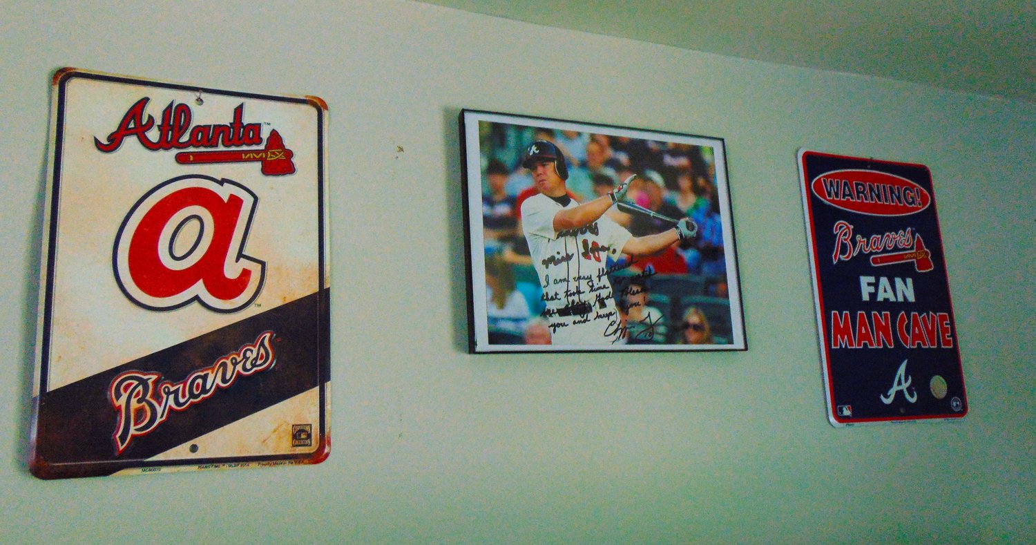 The Maddox Family will tell you they are no doubt Braves fans, especially of Chipper
Jones.