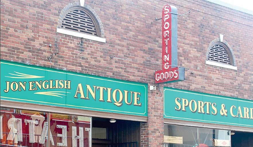 Stop by during the Celebration to visit Jon English Antique Sports & Cards memorabilia store on the historic public square.