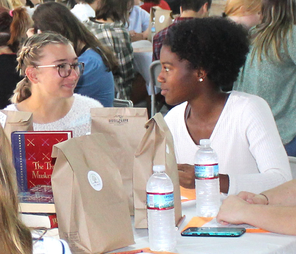 Students from Cascade High School and The Webb School were among attendees at Friends of Shelbyville-Bedford County Public Library’s annual luncheon Tuesday.