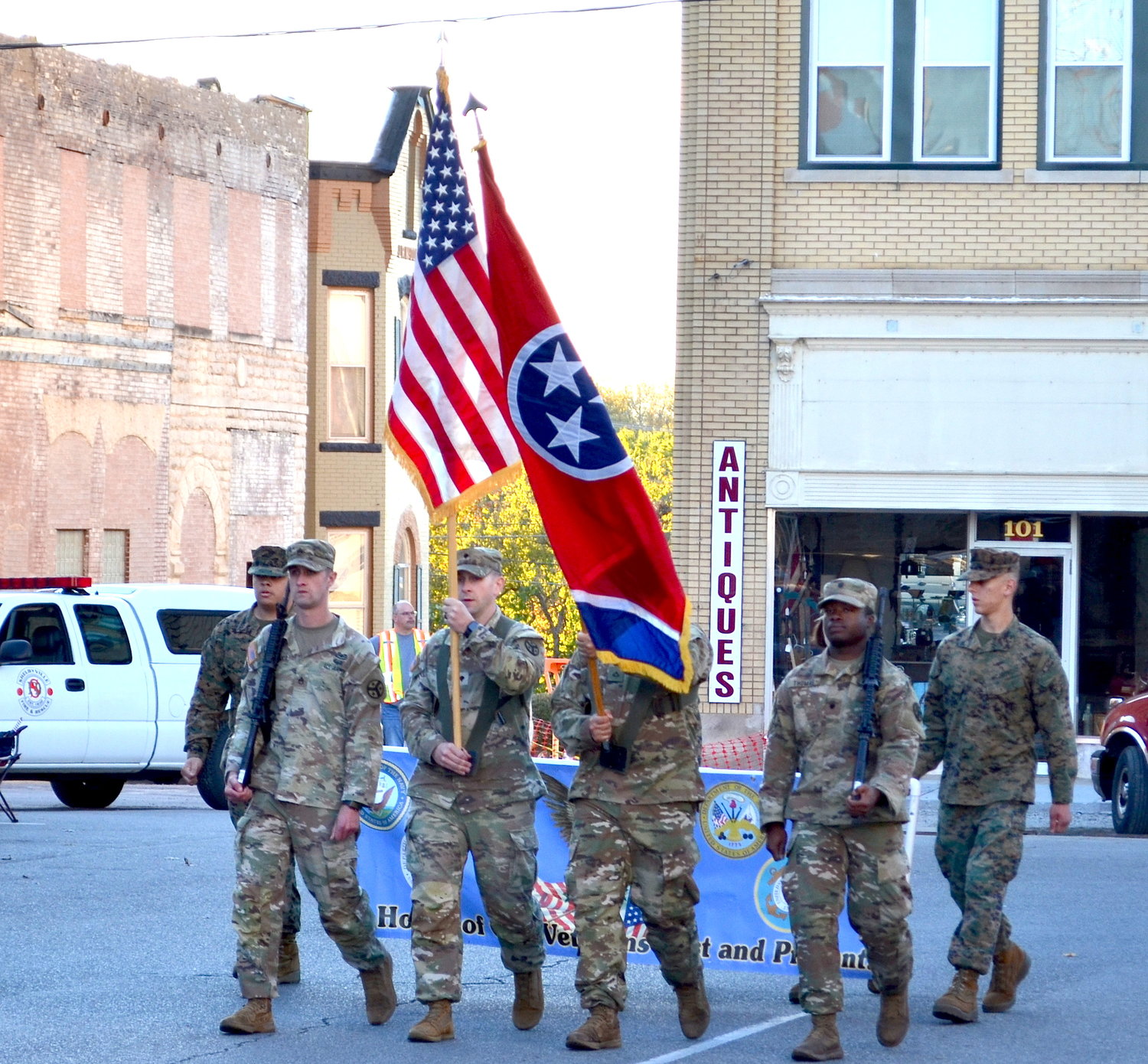 Veterans Day Parade on Saturday.