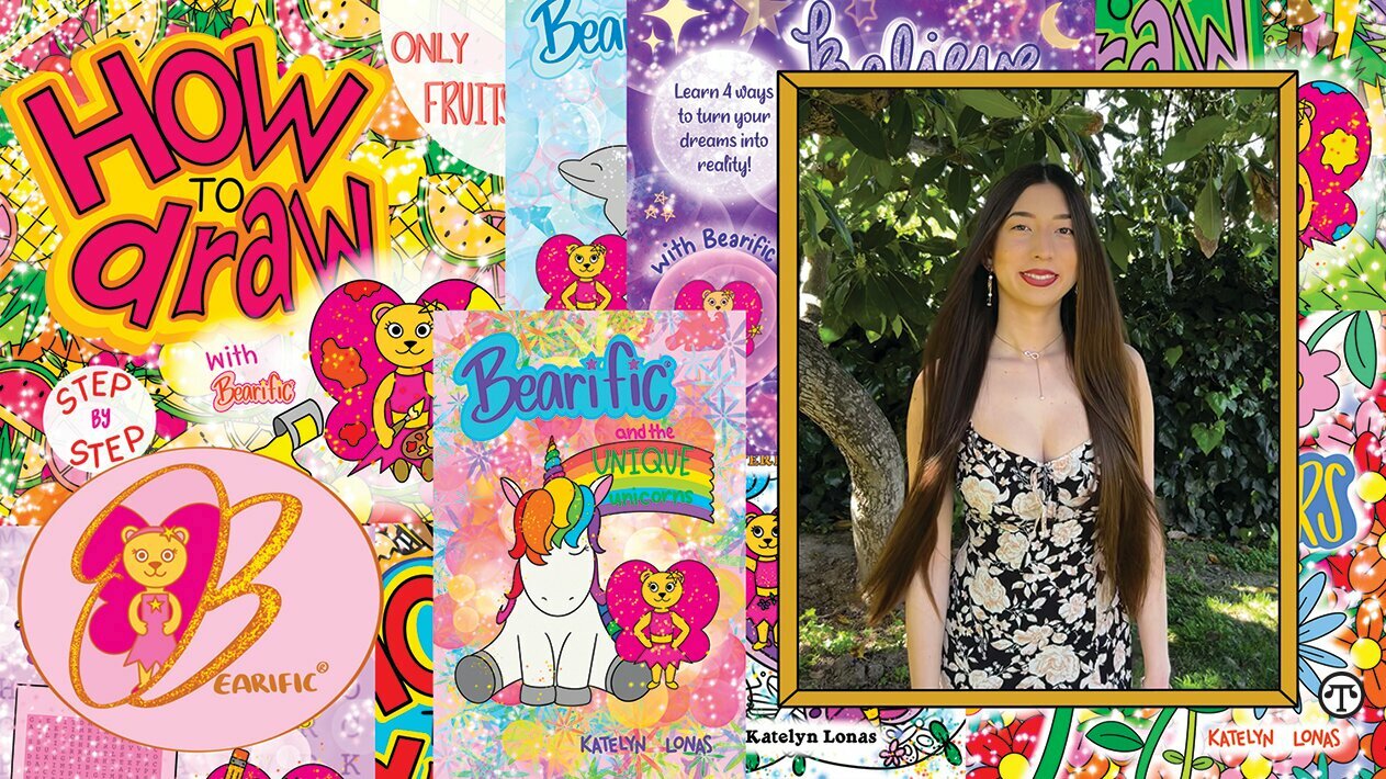 Katelyn Lonas has written and illustrated over 70 book­s and she’s only 17.