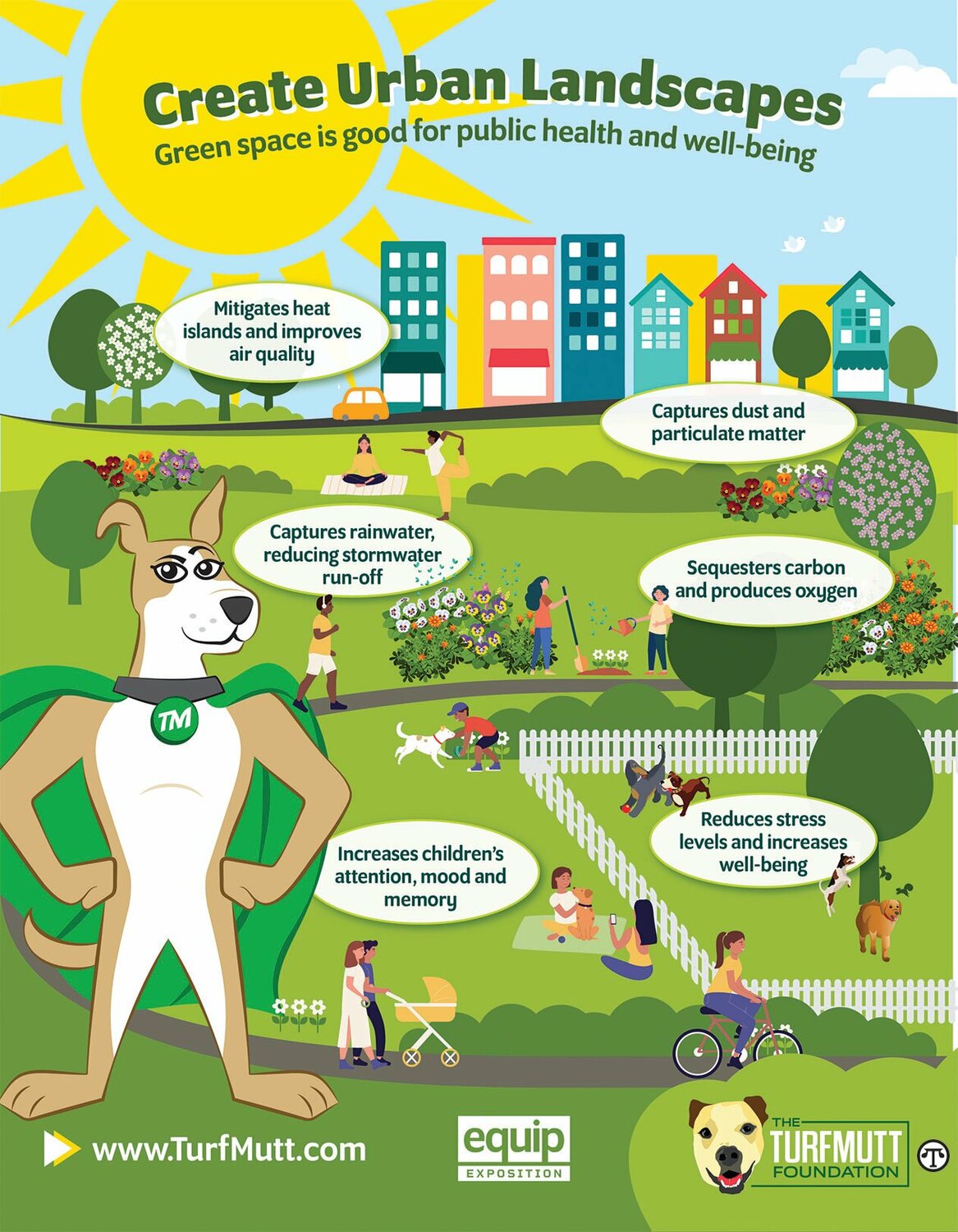 (NAPS)—Greening urban spaces can help improve the health and happiness of everyone in the neighborhood.