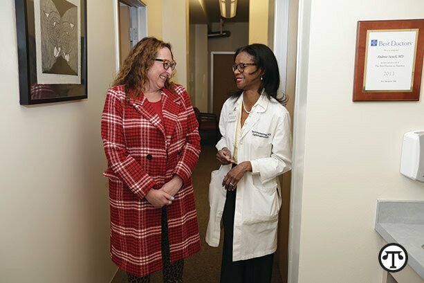 It would be wise for women with dry eyes to see their ophthalmologist.