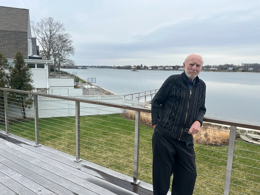 Ira Ellenthal at his home in Old Greenwich, Connecticut. A former CEO and group publisher of U.S. News & World Report, The Atlantic, and other titles, he has recently taken up as a syndicated columnist.