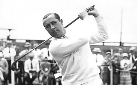 Walter Hagen, the first full-time professional golfer and arguably the first millionaire sportsman.