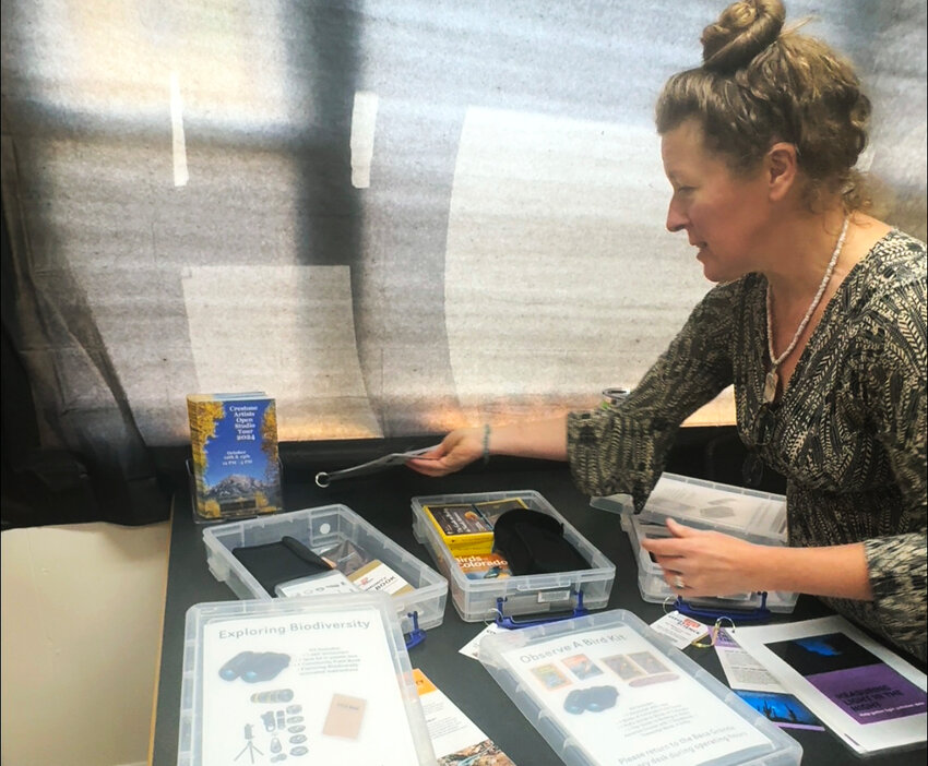 Uma Jolicoeur, the Acquisitions and Children’s Programming Director of the Baca Grande Library, said a grant was used to purchase Citizen’s Science Kits. 