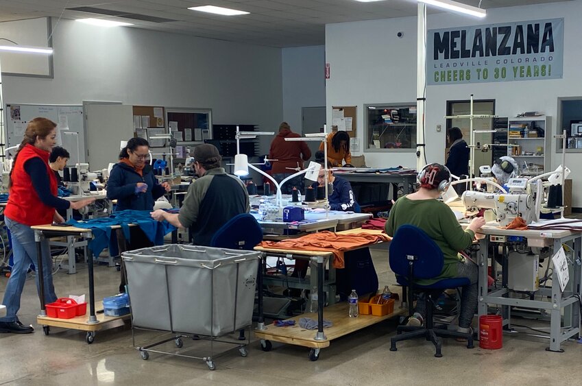 Leadville-based outdoor apparel brand Melanzana now has about 40 employees at its Alamosa facility on Walker Road.  
