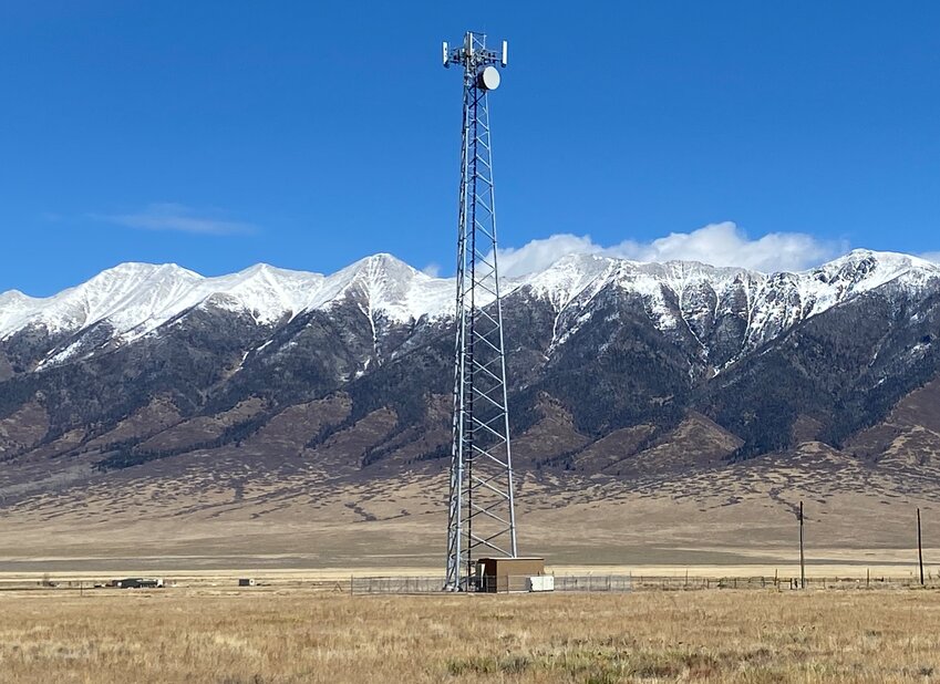 The Saguache County Planning Commission will discuss this cell tower near downtown Villa Grove on March 27. The commission will hold a work session at 2 p.m. and a meeting at 5 p.m. at the Saguache County Road and Bridge Meeting Room.  