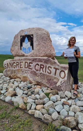 Jenene Holcomb with the Sangre de Cristo Preschool.  
