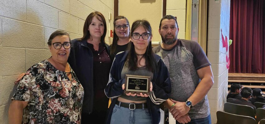 Briseida Morales was awarded Alamosa School District’s Multilingual Student of the Year. Morales was selected by a committee after being nominated by her Alamosa High School Multilingual teachers.  