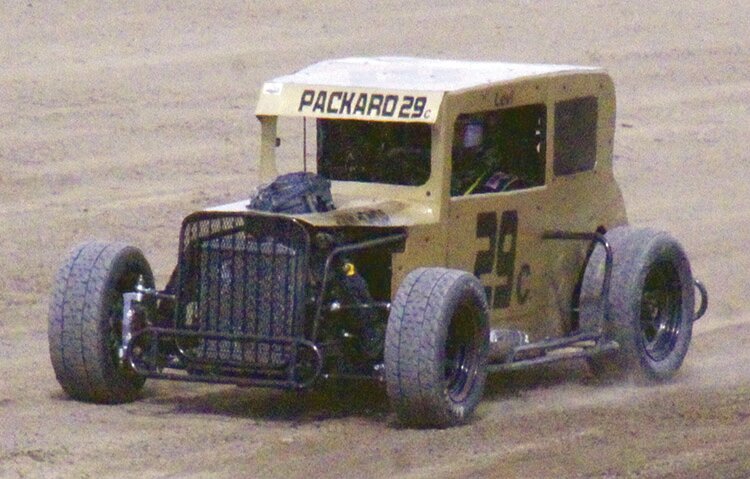 Levi Packard of Canon City in the test and tune in April.