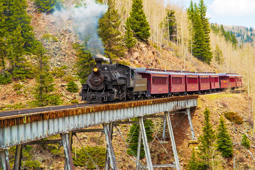 One of the most incredible trips in the area, the Cumbres and Toltec Scenic Railroad is not to be missed.  