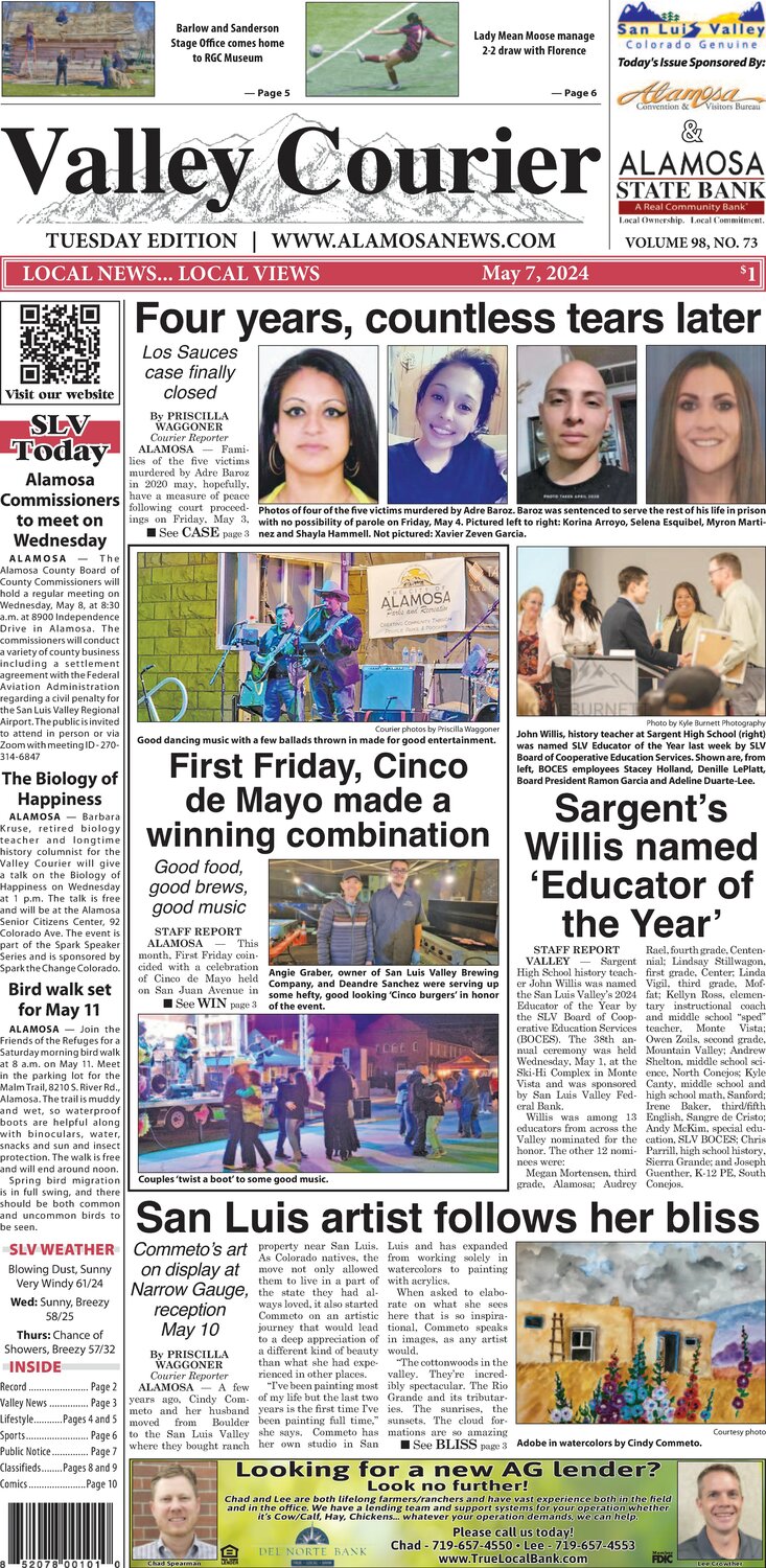 Valley Courier Tuesday, May 7, 2024 The Alamosa News