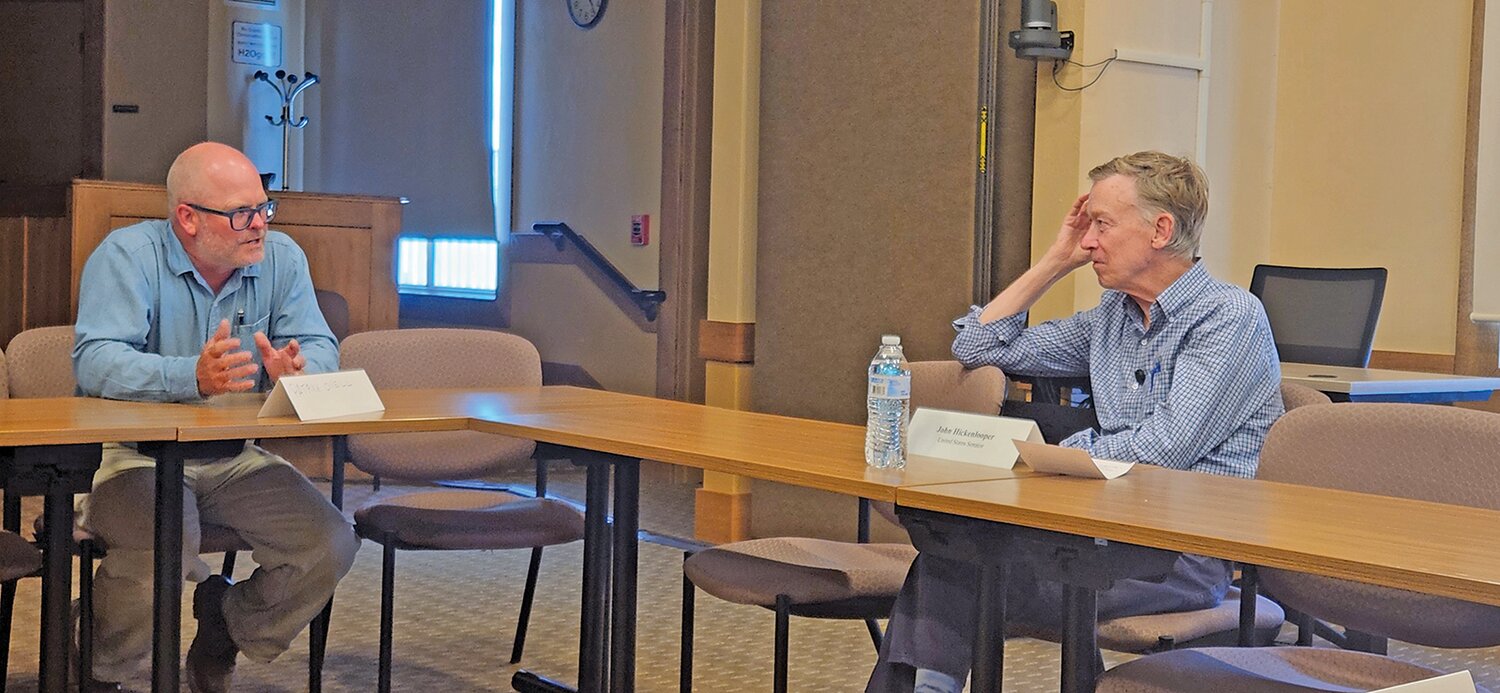 Image for Sen. Hickenlooper listens, talks agriculture with local growers.