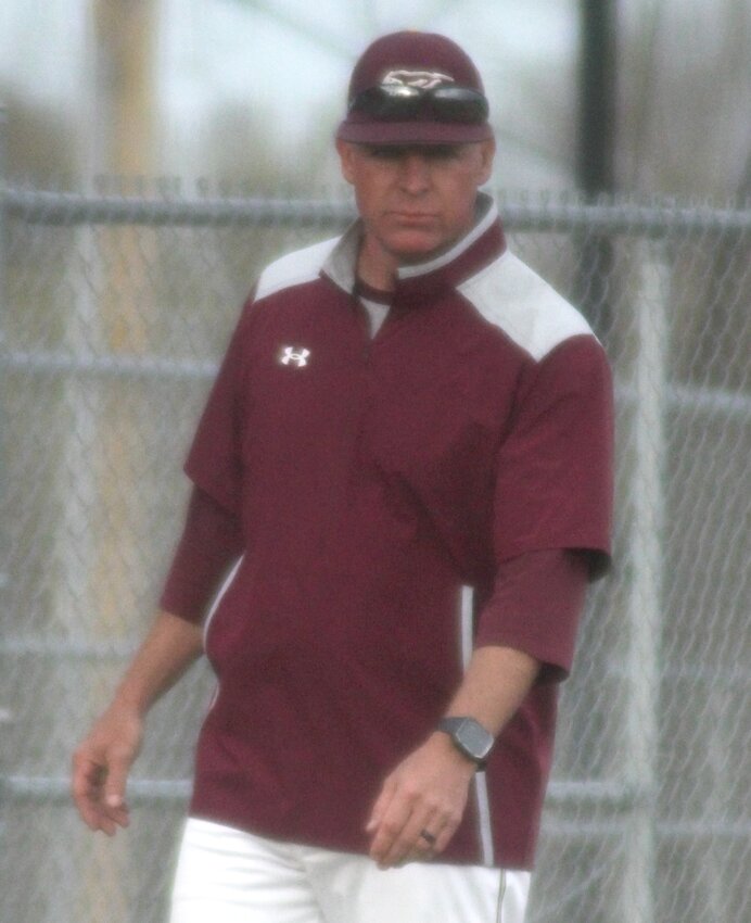 Eldon baseball coach Chad Hinds won his 100th career game after the Mustangs defeated Mexico 4-3 Friday, March 28, at McMIllen Field.