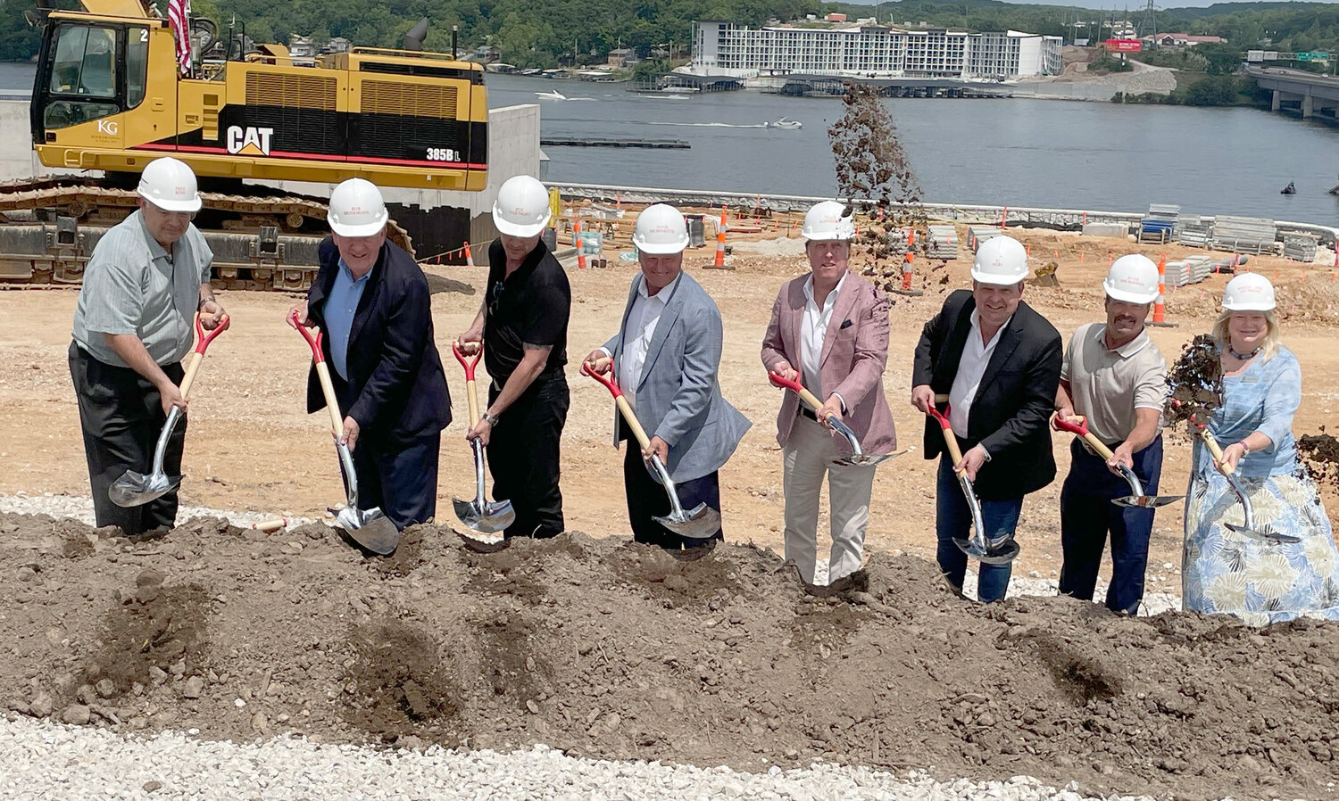 Officials mark official groundbreaking for Oasis at Lakeport in Osage ...