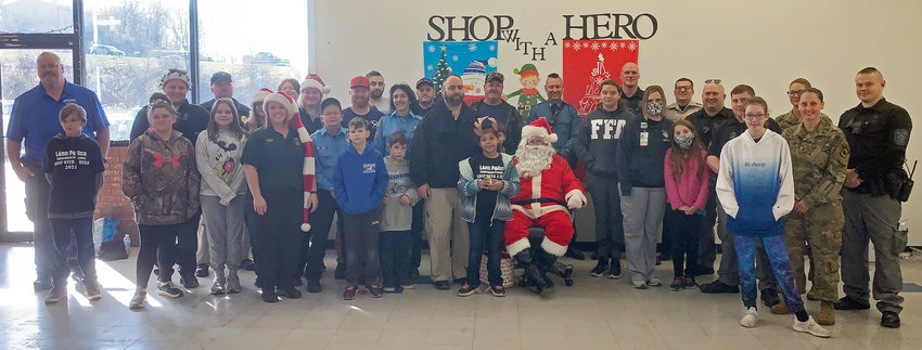 Multiple personnel from various agencies in Osage County volunteered their time on Dec. 4 to take part in Shop With A Hero. Students from St. George School and Linn R-II were escorted through Linn Thriftway and Dollar General of Linn so they could shop for themselves, family, and friends.