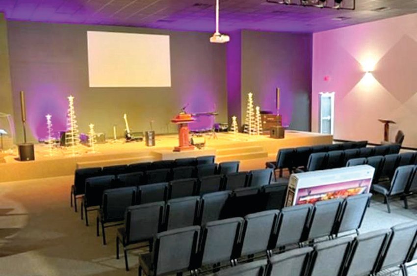 Linn First Church will host its first service on Sunday in the new building on Hwy. 50 east of Linn. The chapel will offer twice the seating at 150, with options for expansion, up to a maximum capacity of 250 people.
