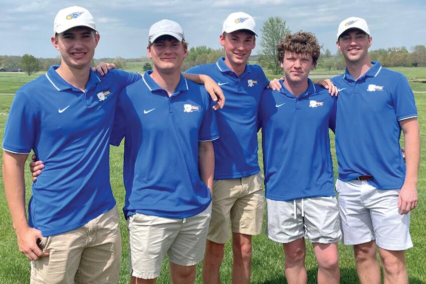 The Fatima golf team finished second at last Wednesday&rsquo;s Show-Me Conference tournament at Redfield. Team members are Cooper Kleffner, Ty Fortson, Simon Stuecken, Dawson Rademan, and Nate Brandt.