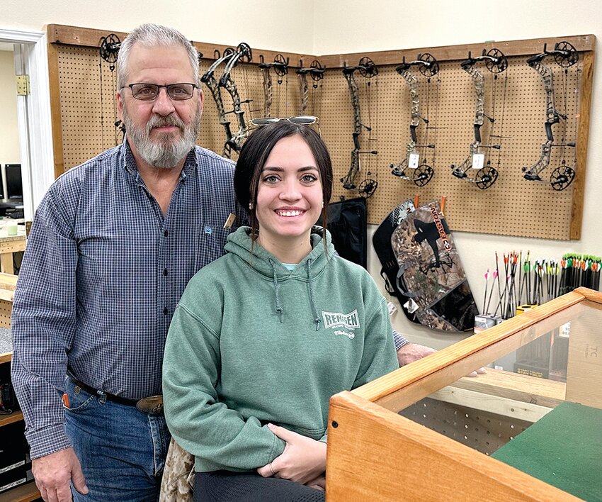 Emma Lee and her father, Jim, will operate Lee Outdoors together. Emma purchased Hale&rsquo;s Hook &amp; Hunt on Dec. 19, and has moved into the lower level of the Linn Printing building, They moved in last weekend and opened on Tuesday at the new location. The plan is to remain open while finalizing the transition.