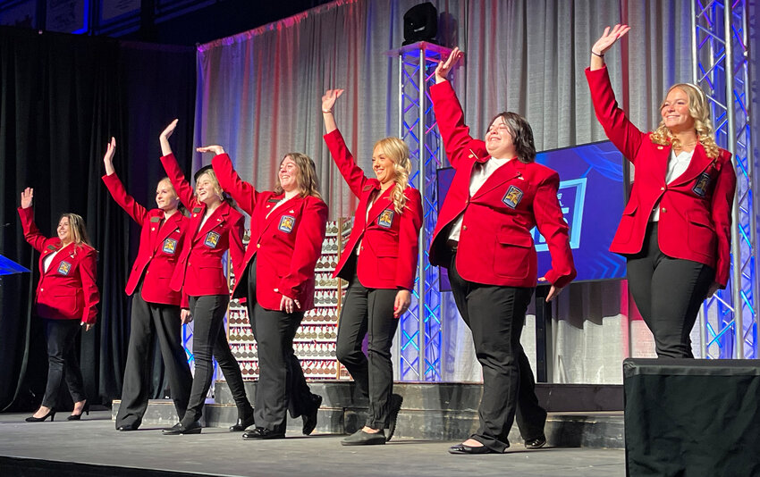 Skills USA 2023-2024 state officers are shown.