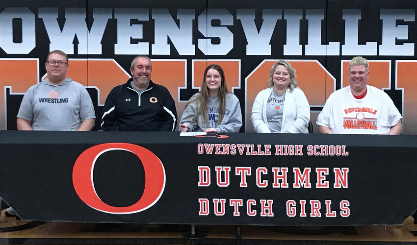 McKenna Edwards signed her letter of intent to continue her academic and athletic pursuits at Westminster College in Fulton.