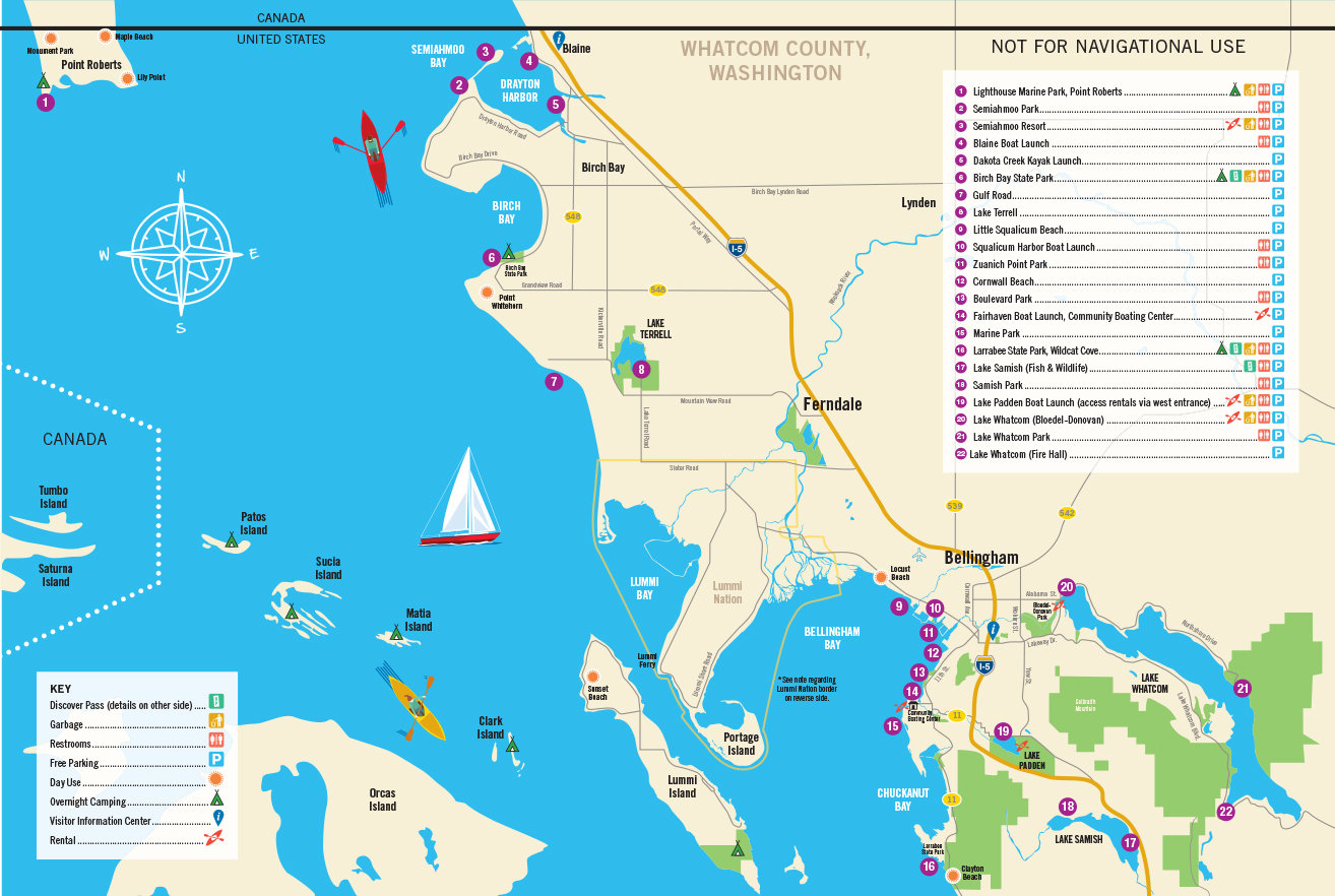 Whatcom Water Trails Map